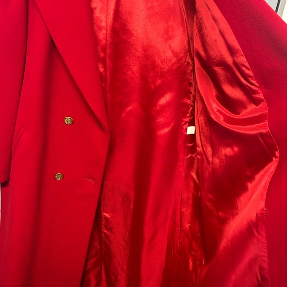 JG Hook vintage wool double breasted peacoat style long coat. EUC. Size large(?) - Picture 10 of 13